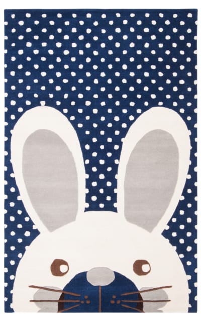 Kids SFK922N Navy - Ivory Area Rug