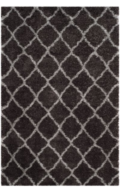 Indie Shag Sgi322D Dark Grey - Grey Area Rug