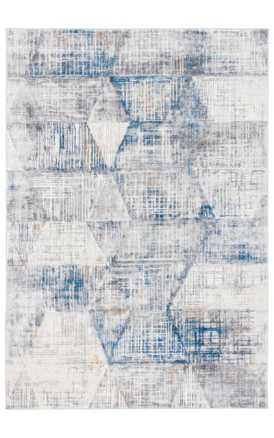 Shivan SHV196M Ivory - Blue Area Rug