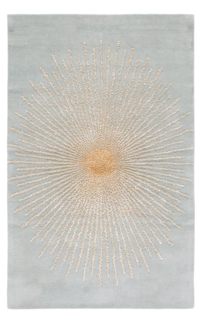 Soho Soh655J Blue - Beige Area Rug