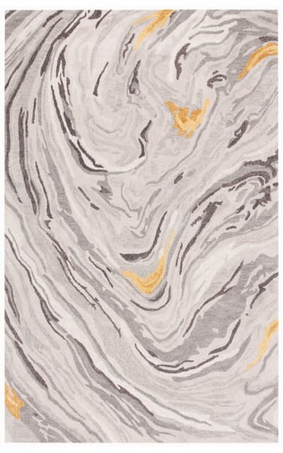 Soho Soh675F Grey - Gold Area Rug