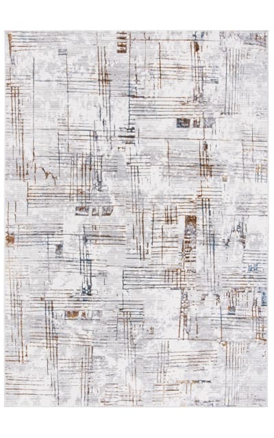 Sonoma Son379F Grey - Ivory Area Rug