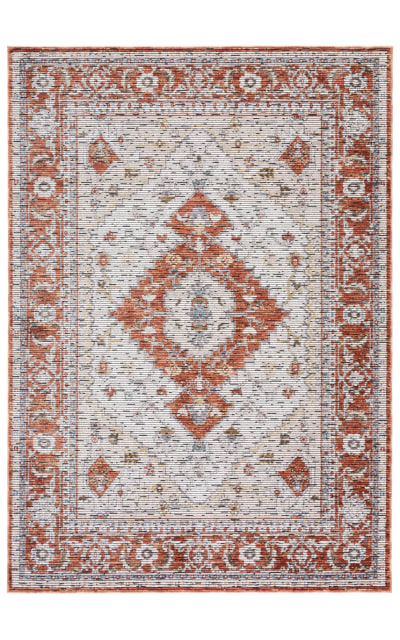 Safavieh Sierra Sra410A Ivory - Rust Area Rug