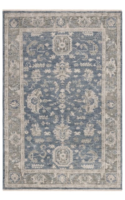 Samarkand Srk109M Blue - Grey Area Rug