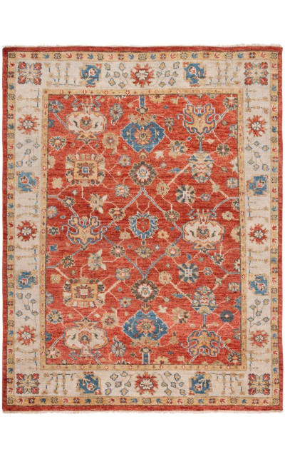 Safavieh Samarkand Srk170B Beige - Rust Area Rug