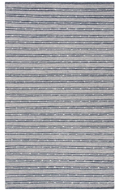 Striped Kilim Stk513N Navy - Blue Area Rug