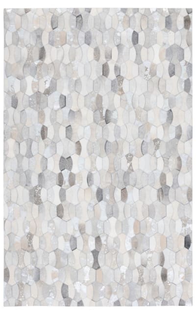 Studio Leather Stl226F Ivory - Grey Area Rug