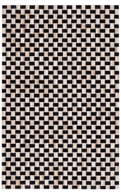 Studio Leather Stl232Z Black - Ivory Area Rug