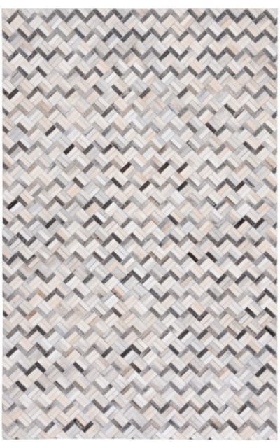 Studio Leather Stl235G Black - Grey Area Rug