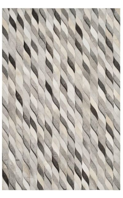 Studio Leather Stl701A Ivory - Grey Area Rug