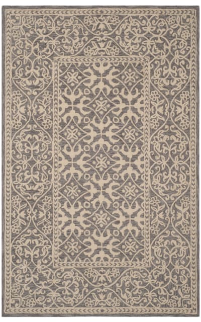 Suzani SZN101A Grey - Beige Area Rug