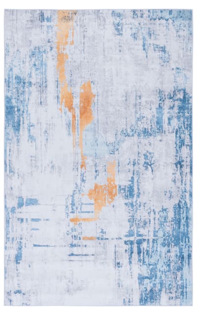 Tacoma TAC812F Grey - Blue Area Rug