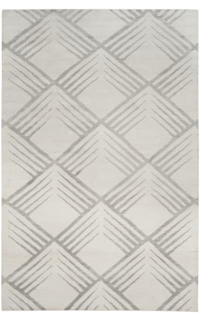 Tibetan Tb424A Ivory - Silver Area Rug