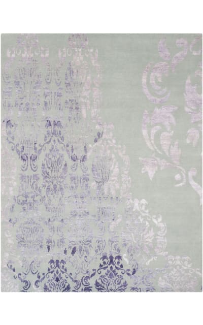 Tibetan Tb959C Beige - Purple Area Rug