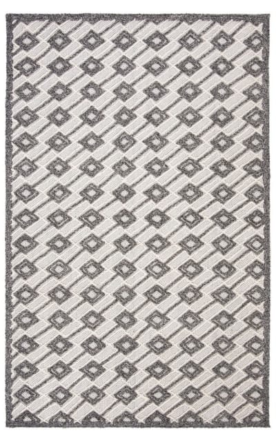 Trace Trc203F Grey - Beige Area Rug