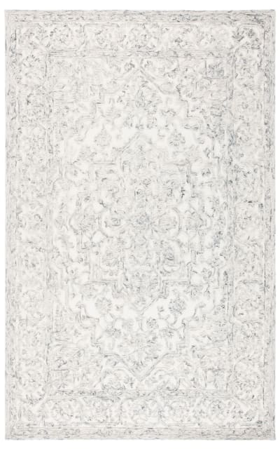 Trace TRC302H Ivory - Charcoal Area Rug