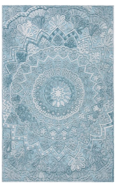 Trace TRC601K Turquoise - Green Area Rug