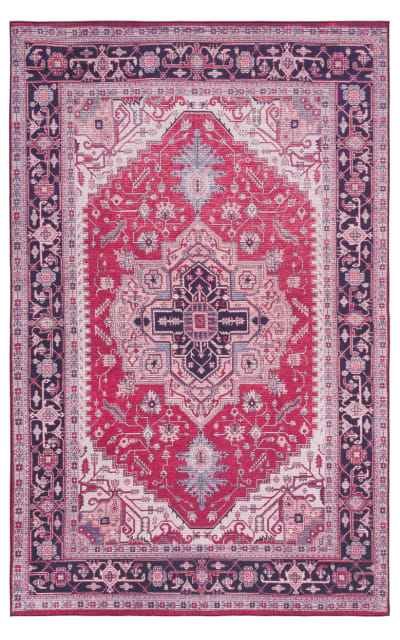 Safavieh Tucson TSN128Q Red - Navy Area Rug