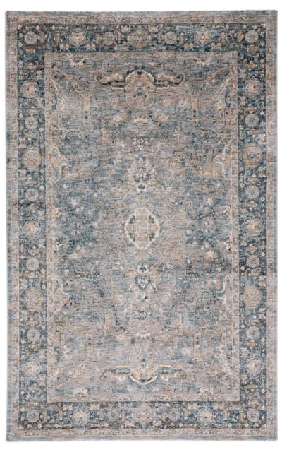 Valencia Val566F Light Grey - Blue Area Rug
