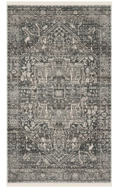 Vintage Persian Vtp474F Grey - Charcoal Area Rug