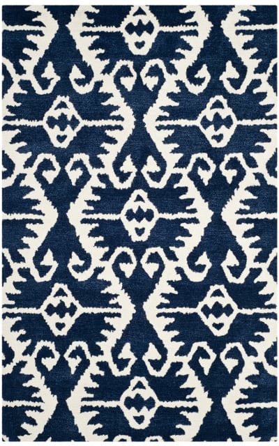 Wyndham Wyd323C Royal Blue - Ivory Area Rug