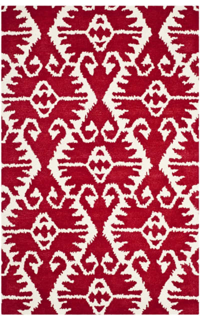 Wyndham Wyd323R Red - Ivory Area Rug