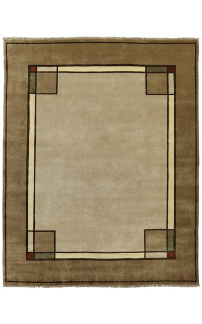 Southwest Looms Arts and Crafts PC-29A Oatmeal Area Rug