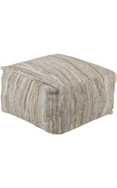 Surya Anthracite Pouf Atpf-001