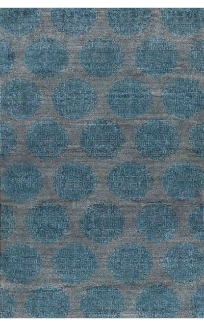 Tibet Rug Company 60 Knot Premium Tibetan Khotan Blue Area Rug