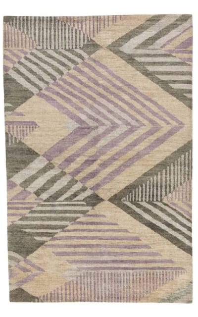 Tufenkian Tibetan Arrowhead Amethyst Area Rug