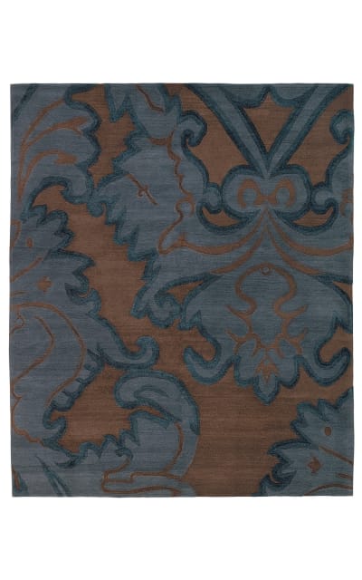 Tufenkian Implied Damask Midnight Area Rug