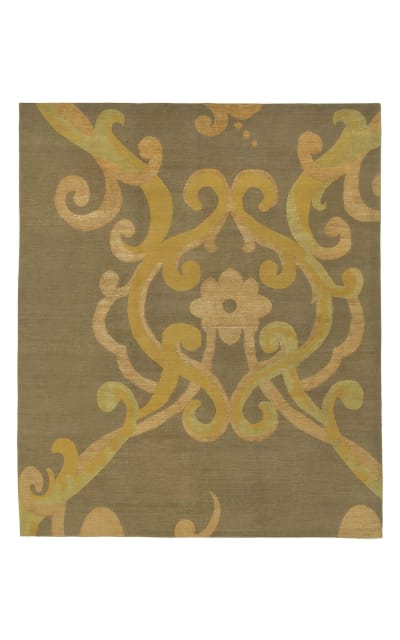 Tufenkian Assumed Arabesque Verdigris Area Rug
