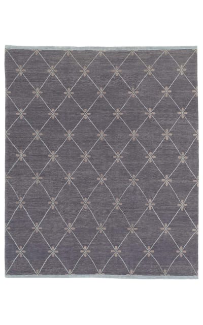 Tufenkian Tibetan Quilted Ash - Pond Area Rug