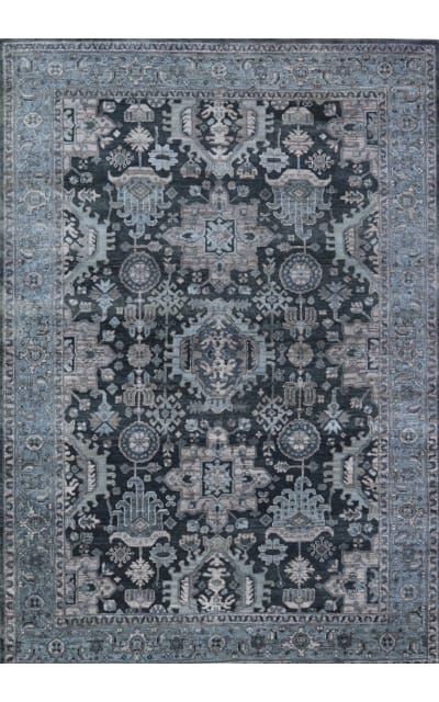 Kashi 1905 Charcoal - Grey Area Rug