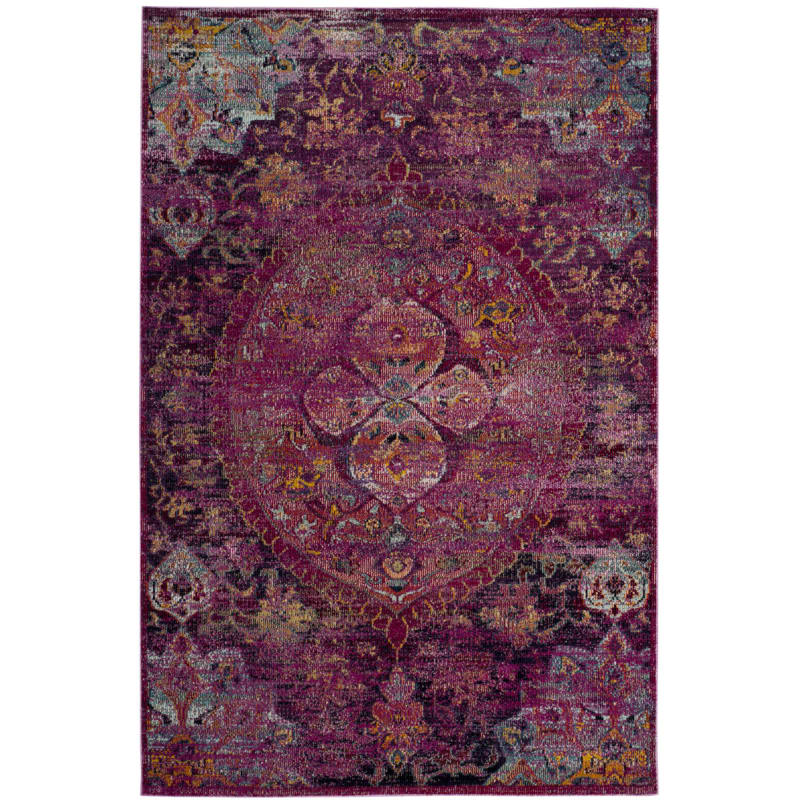 Safavieh Crystal Crs512s Fuchsia - Purple | Rug Studio