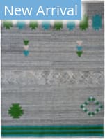 Capel Genevieve Gorder Vintage Moroc 3501 Green Gray Area Rug