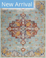 Nourison Home Passion Psn52 Aqua Multicolor Area Rug