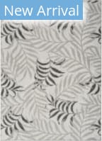 Nourison Home Garden Oasis Goa01 Grey Area Rug