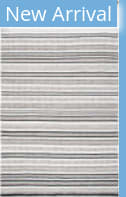 Safavieh Striped Kilim Stk102Z Black / Ivory Area Rug