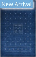 Solo Rugs Gabbeh S9417-Navy  Area Rug