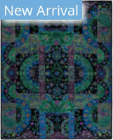 Solo Rugs Suzani  8' 1'' x 10' Rug