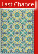 Rugstudio Sample Sale 125405 Cerulean Blue Area Rug