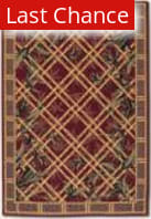 Rugstudio Famous Maker 39173 Raspberry Area Rug