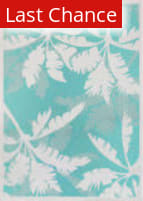 Rugstudio Sample Sale 173067 Ivory - Turquoise Area Rug