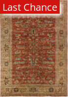 Rugstudio Sample Sale 191083R Rust - Gold Area Rug