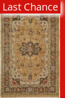 Rugstudio Sample Sale 185235R Gold - Brown Area Rug