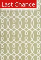 Rugstudio Sample Sale 184770 Green - White Area Rug