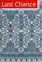 Rugstudio Sample Sale 184767R Indigo - White Area Rug