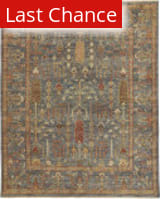 Rugstudio Sample Sale 218576R Blue - Rust Area Rug