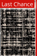 Rugstudio Sample Sale 209777R Black - Cream Area Rug